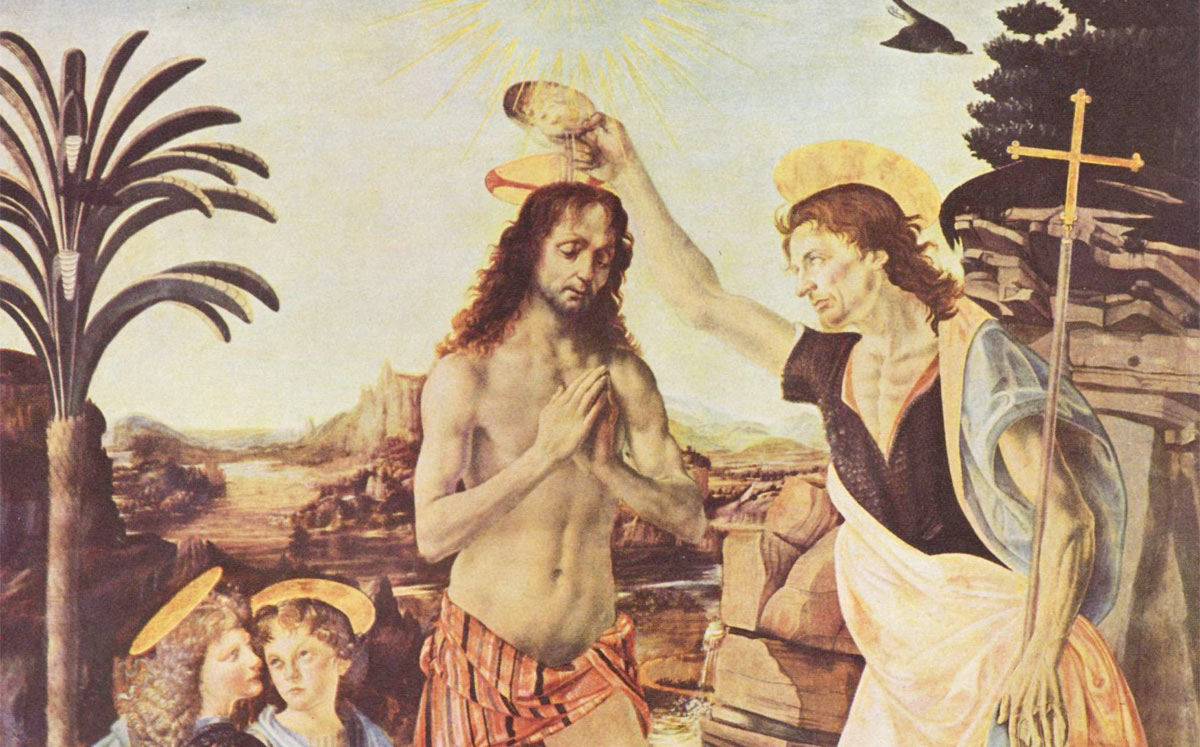 El bautismo de Cristo