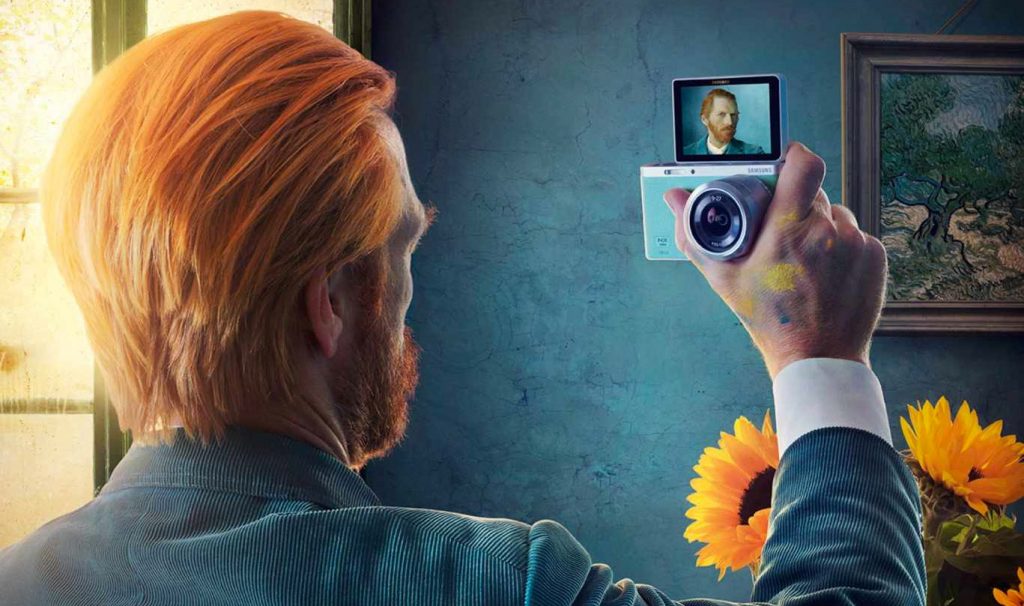 Famosos Autorretratos Reimaginados como Selfies. ¡Una Publicidad Genial de Samsung!