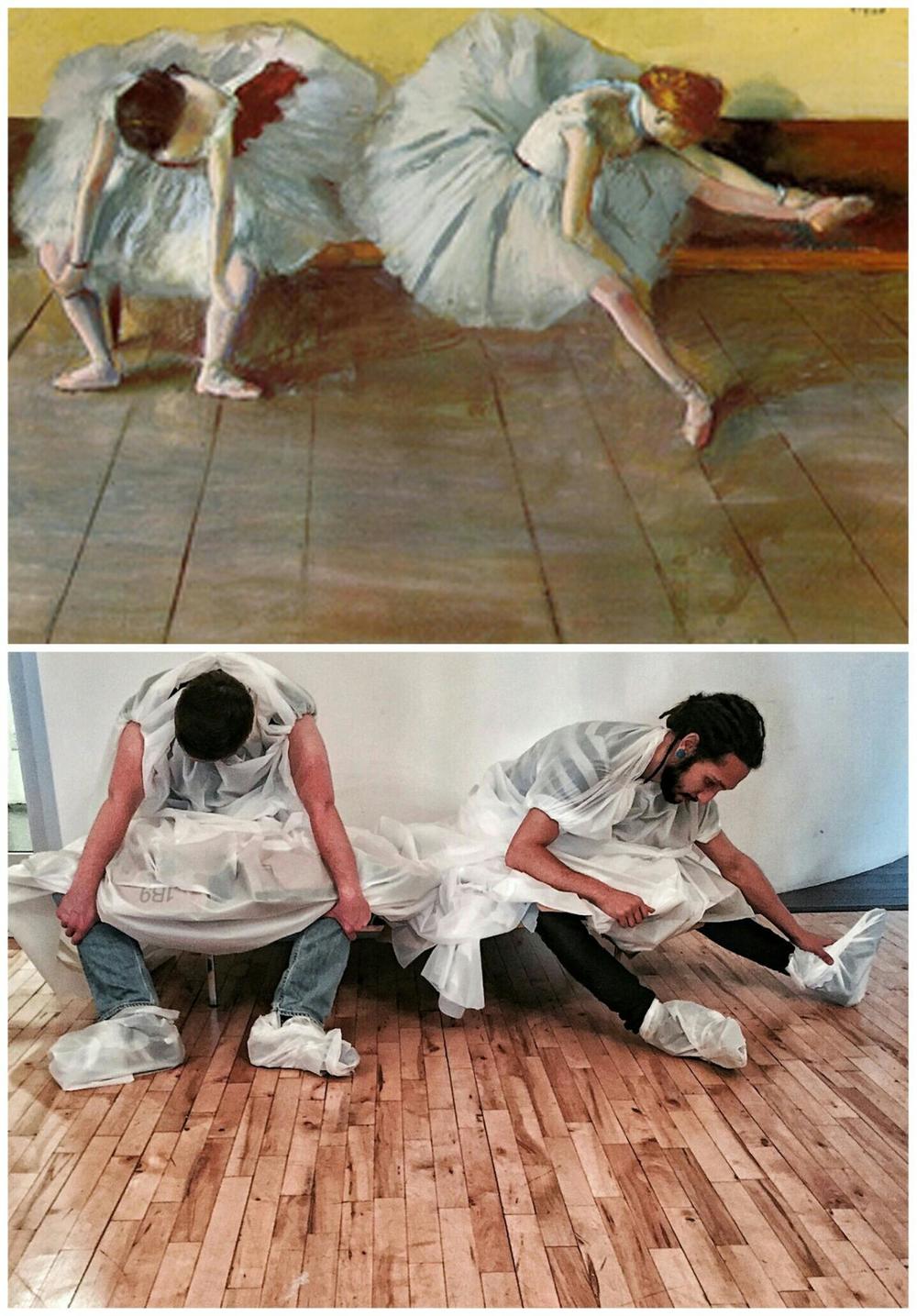 Las alucinantes (y divertidas) recreaciones de pinturas famosas de Chris y Francesco 14 Las alucinantes (y divertidas) recreaciones de pinturas famosas de Chris y Francesco