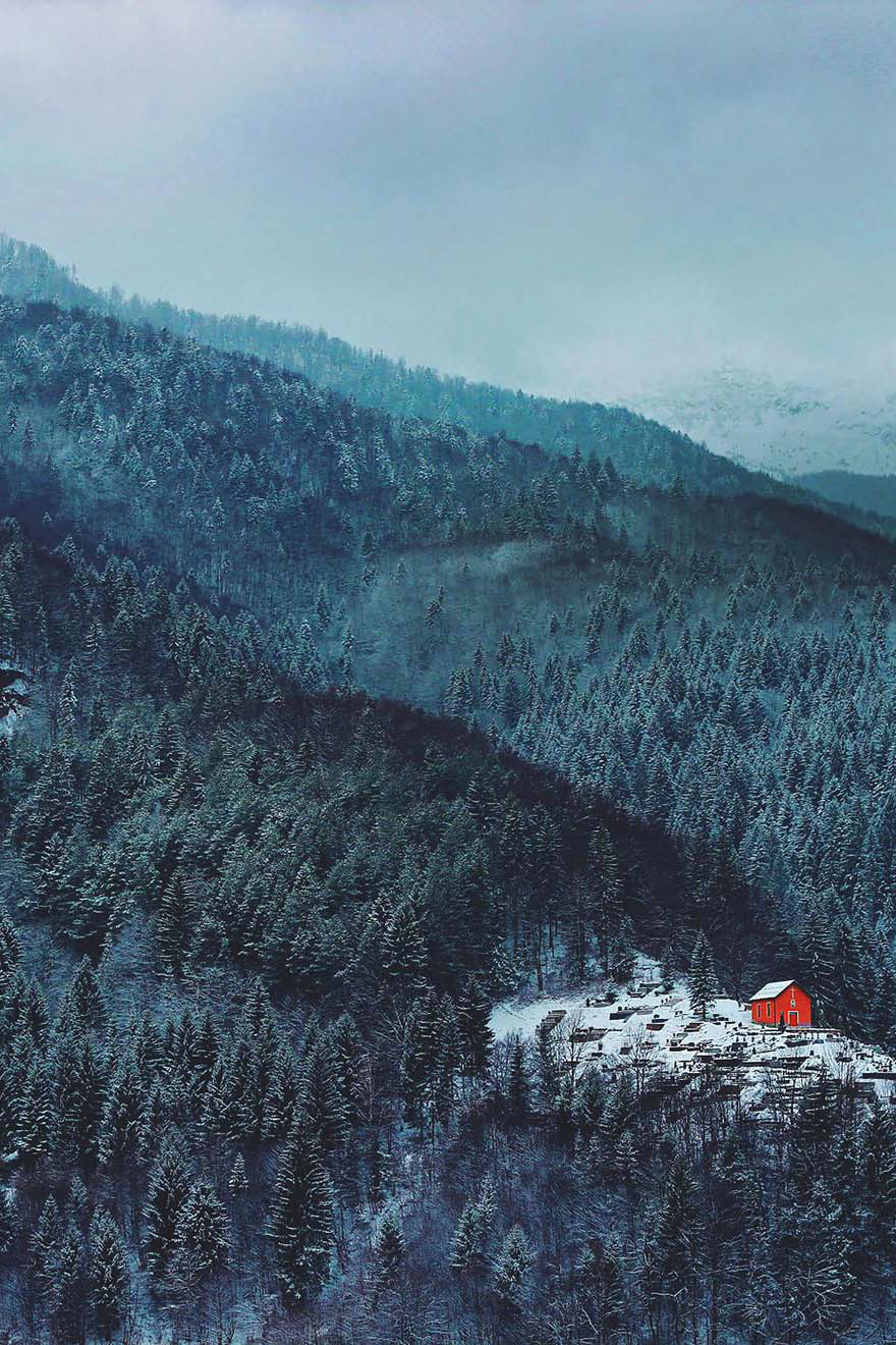 25 Casas Solitarias Perdidas En Majestuosos Paisajes Invernales. La #5 Es Maravillosa