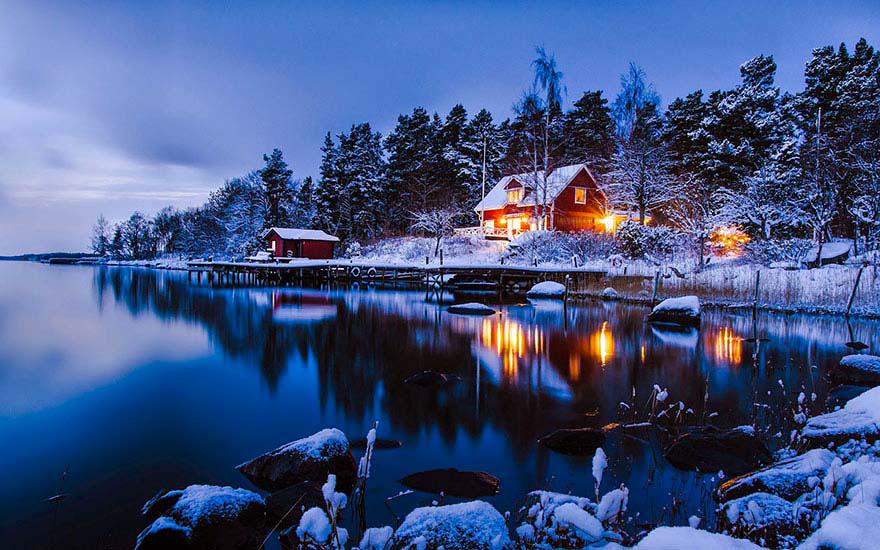 25 Casas Solitarias Perdidas En Majestuosos Paisajes Invernales. La #5 Es Maravillosa