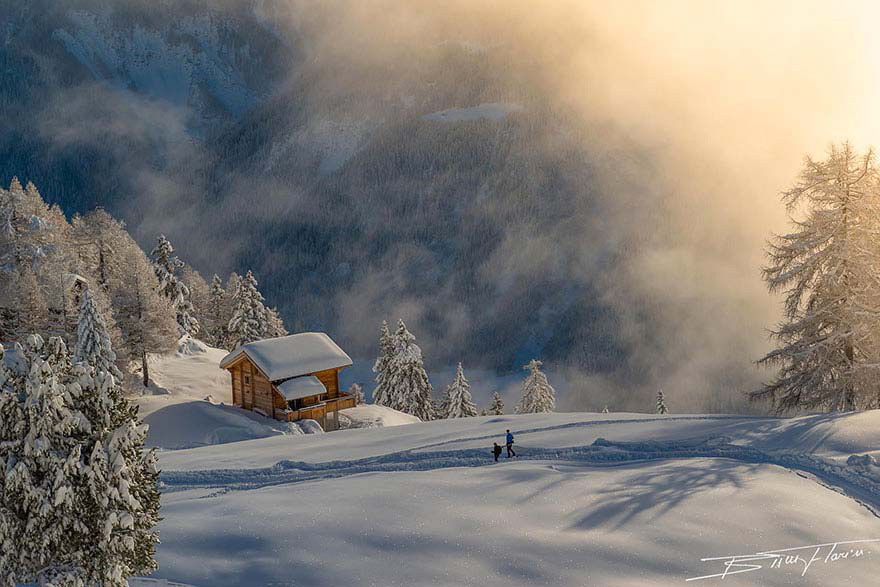 25 Casas Solitarias Perdidas En Majestuosos Paisajes Invernales. La #5 Es Maravillosa