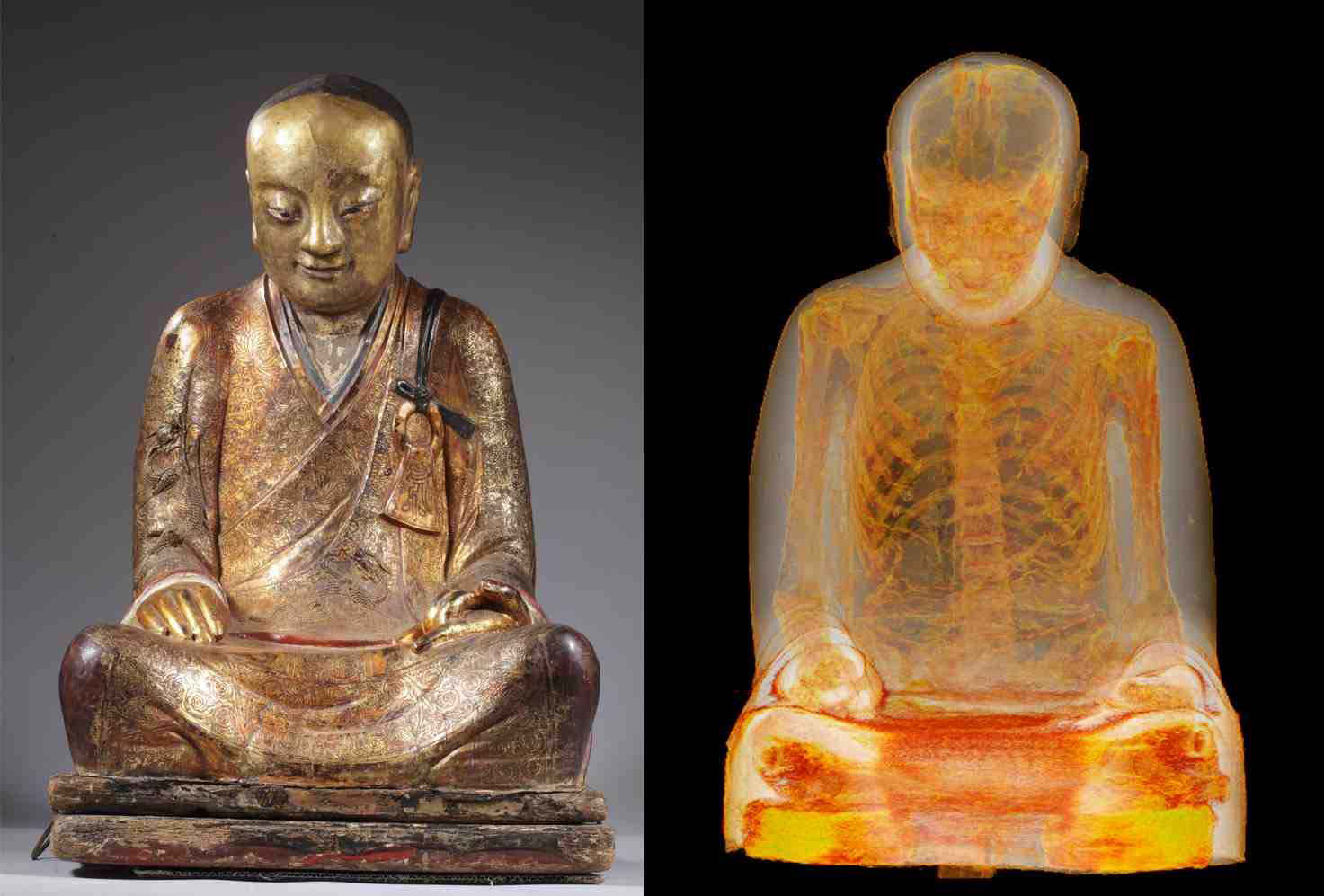 Un Escáner A Esta Estatua De Buda De 1.000 Años Revela Que Tiene Dentro Un Monje Momificado