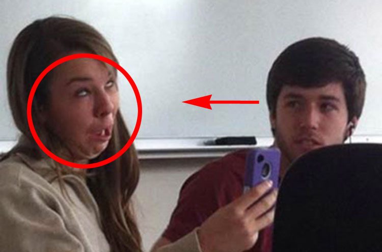 12 Personas Sorprendidas Haciendo Selfies Horribles. Atención a la #7