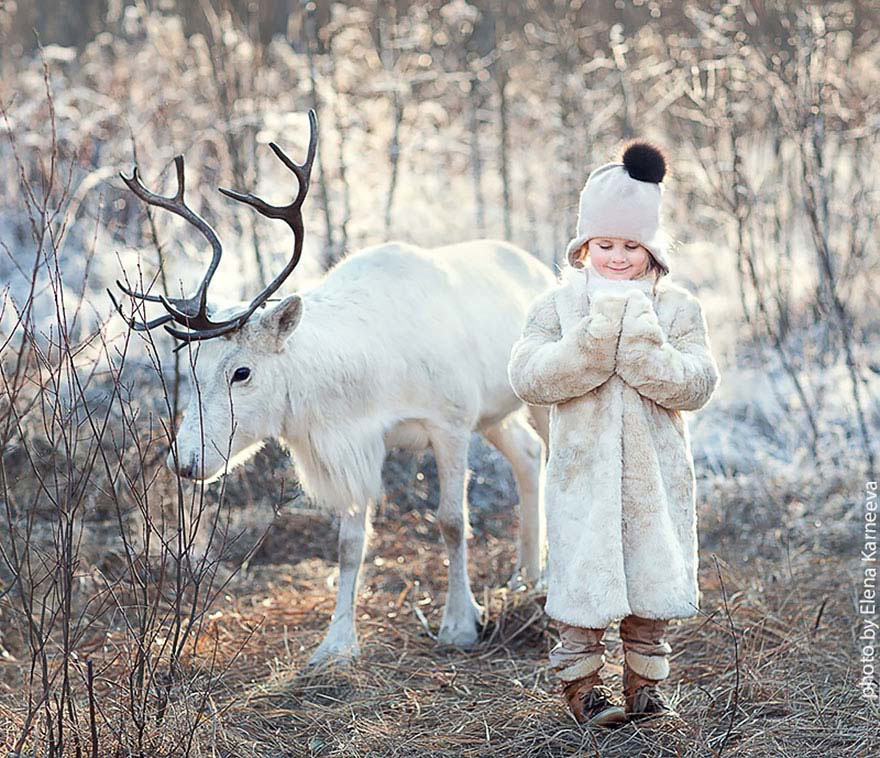 Fotógrafa Rusa Captura Las Fotografías De Niños Con Animales Más Adorables. Absolutamente Enternecedor
