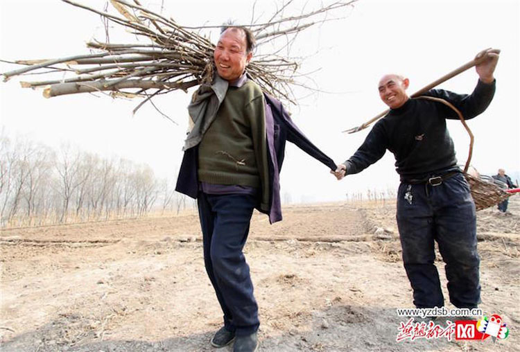 Esta historia EMOTIVA te emocionará: un ciego y su amigo sin brazos plantan más de 10.000 árboles en China