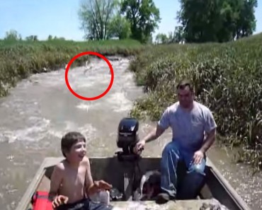 Iban en un bote por el río cuando de pronto pasó esto. ¡QUÉ LOCURA! 4 Iban en un bote por el río cuando de pronto pasó esto. ¡QUÉ LOCURA!