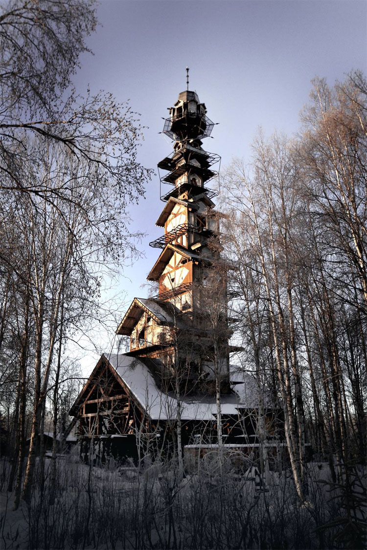 Esta es la MISTERIOSA casa del "Dr. Seuss" construida en una zona inhospita de Alaska