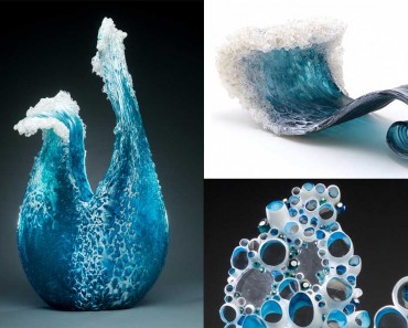 Los majestuosos vasos y esculturas de cristal inspirados en el océano que sorprenden al mundo 1
