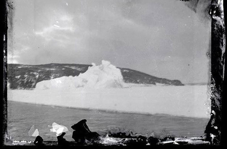 Descubierta en un bloque de hielo de la Antártida una caja de negativos de hace 100 años