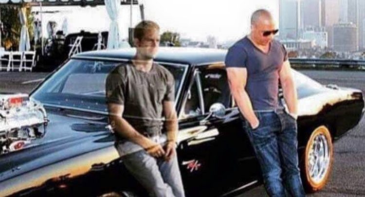 Esta foto del "fantasma" de Paul Walker con Vin Diesel se ha hecho viral