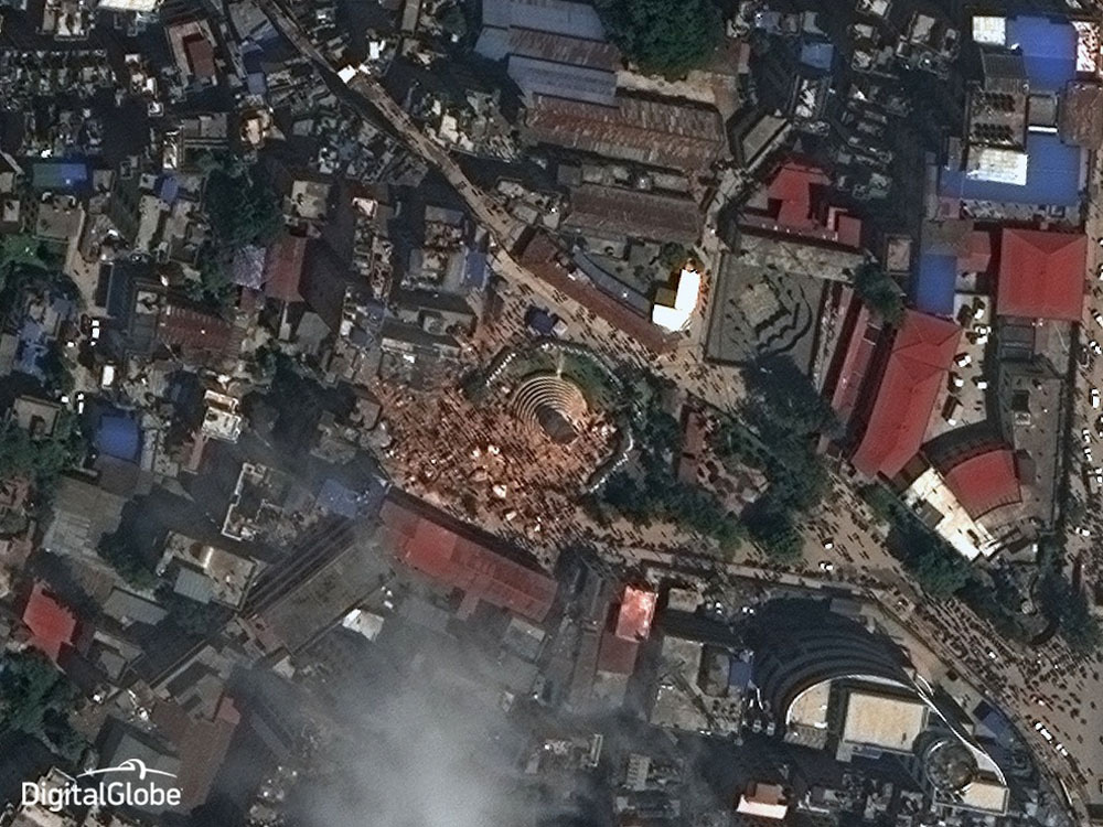 Imágenes de satélite del ANTES y DESPUÉS del terremoto de Nepal. ¡Diferencias TERRIBLES! 1