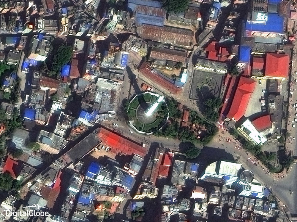 Imágenes de satélite del ANTES y DESPUÉS del terremoto de Nepal. ¡Diferencias TERRIBLES! 2