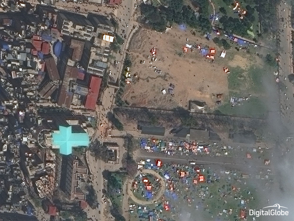 Imágenes de satélite del ANTES y DESPUÉS del terremoto de Nepal. ¡Diferencias TERRIBLES! 3