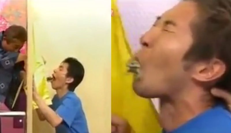 La prueba de un concurso japonés de televisón MÁS LOCA de todos los tiempos