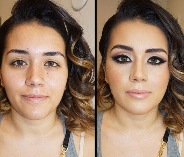 50 Fotos que demuestran que el maquillaje puede TRANSFORMAR completamente a la gente