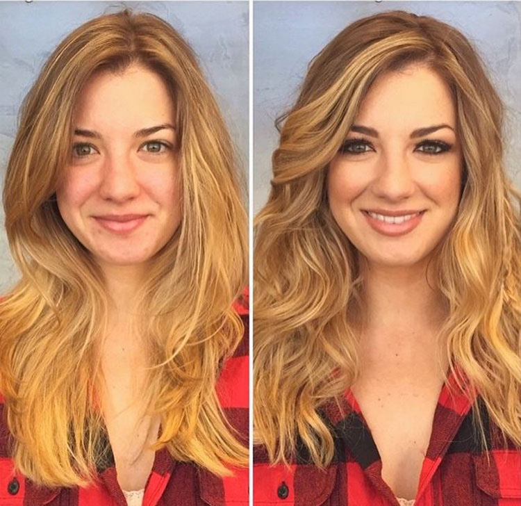 50 Fotos que demuestran que el maquillaje puede TRANSFORMARTE completamente 30