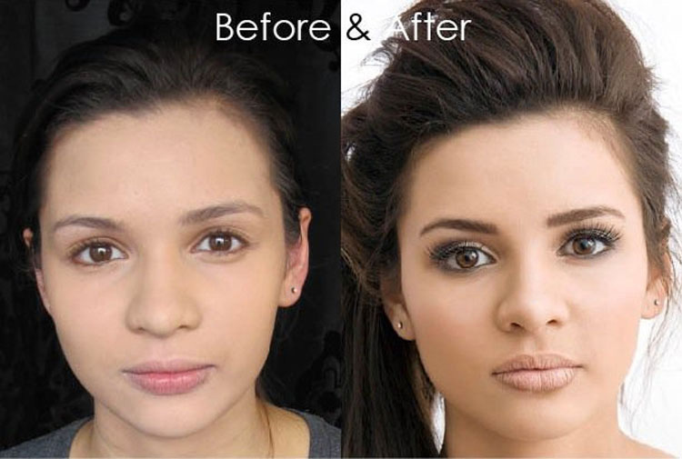 50 Fotos que demuestran que el maquillaje puede TRANSFORMARTE completamente 33