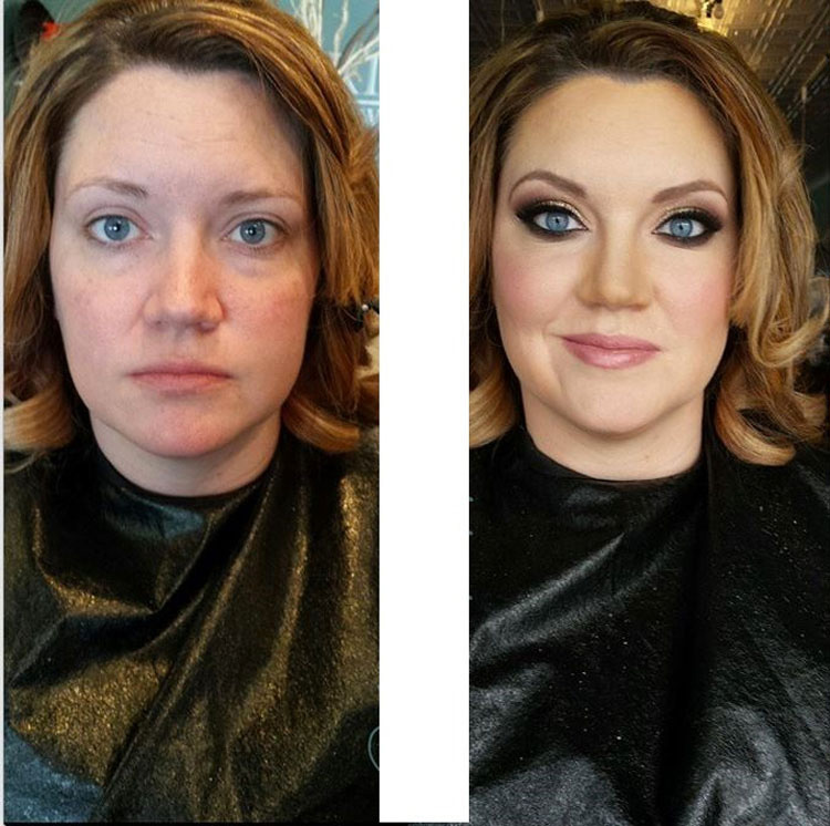 50 Fotos que demuestran que el maquillaje puede TRANSFORMARTE completamente 42