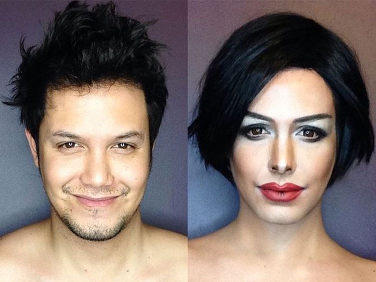 50 Fotos que demuestran que el maquillaje puede TRANSFORMAR completamente a la gente