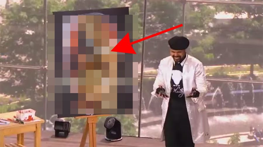 Este pintor dejó a todo el mundo ALUCINADO en una TV en directo. ¿Cómo puede hacer ESO?