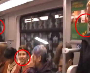 Una mujer comienza a reír en el metro y al poco tiempo todo el mundo SE CONTAGIA