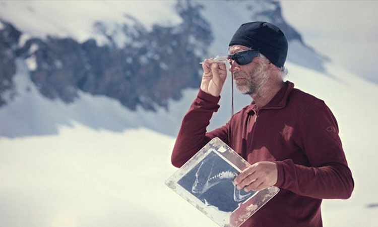 Parecen marcas aleatorias de neumáticos en la nieve. ¿Pero qué pasa si te alejas? ¡INCREÍBLE!