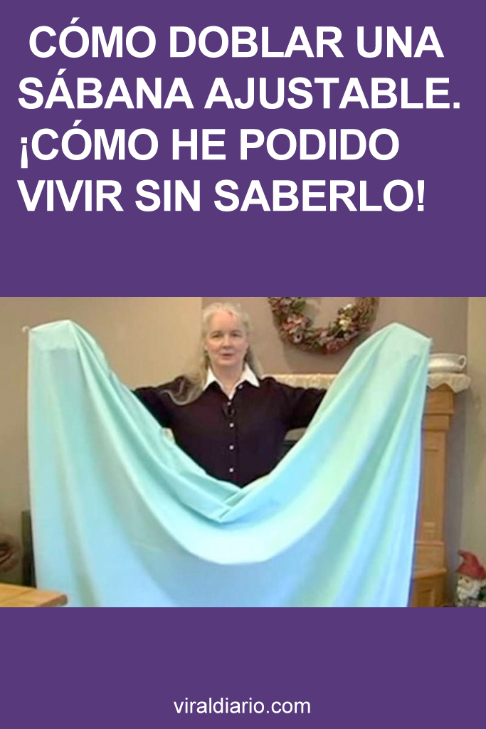 Cómo doblar una sábana ajustable. ¡Cómo he podido vivir SIN SABERLO!