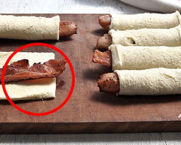 Si envuelves bacon con pan de esta forma, harás algo que hará que tu mente VUELE