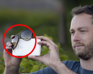 Poner sus gafas de sol en un Smartphone es un truco ÉPICO que probablemente no sabías