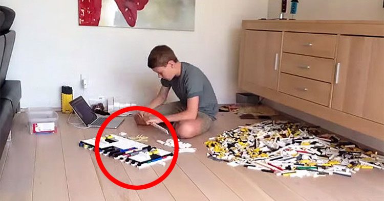 Este niño acaba de crear la cosa más ASOMBROSA usando miles de piezas de LEGO