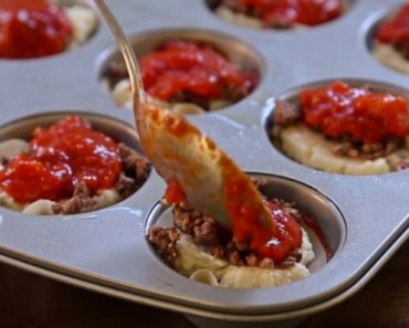 Esta es la receta que estabas esperando: cupcakes de lasaña