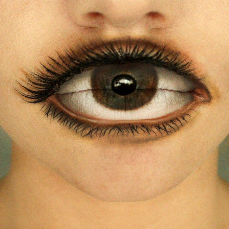 15 ilusiones ópticas con maquillaje para celebrar el Halloween MÁS LOCO