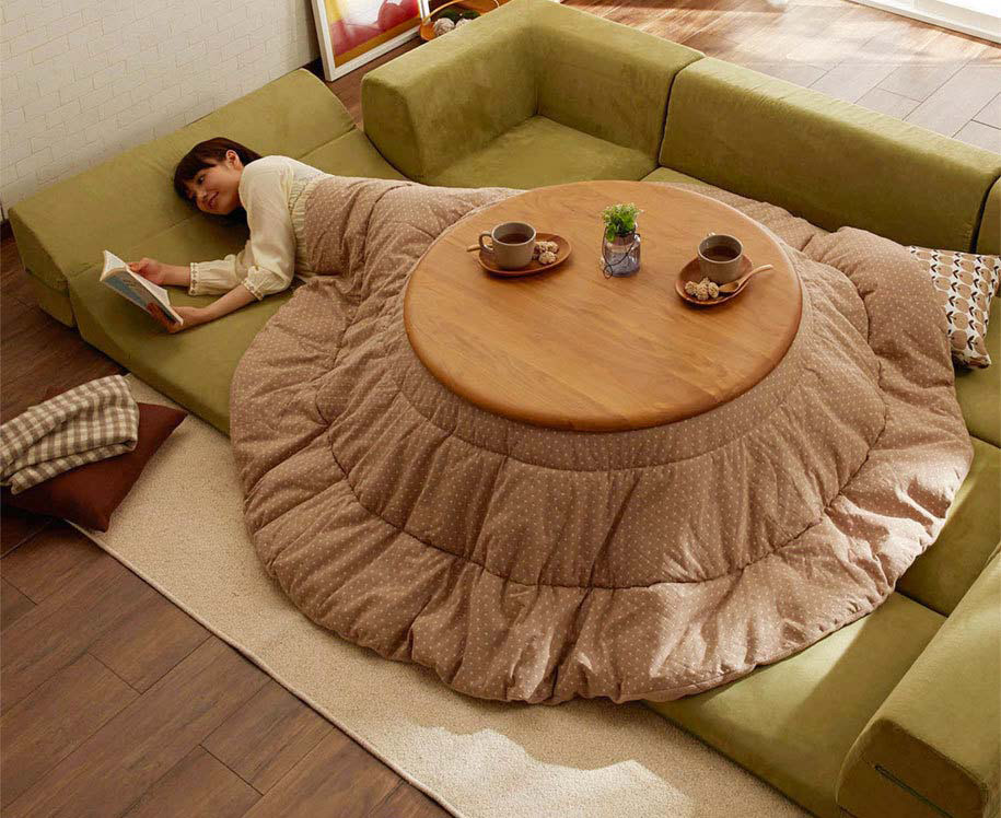 No podrás vivir un día más sin este invento loco e impresionante: el kotatsu