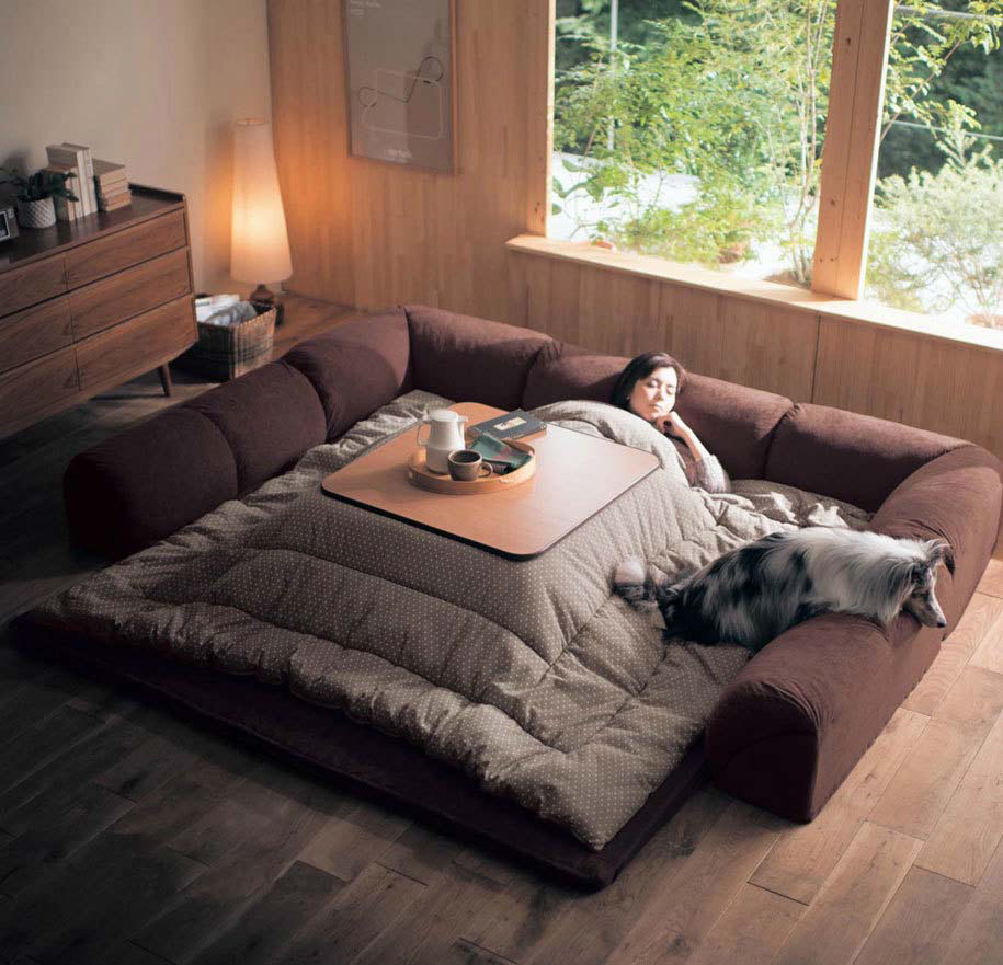 No podrás vivir un día más sin este invento loco e impresionante: el kotatsu