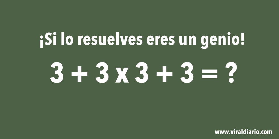 Parece fácil esta operación pero no lo es tanto...