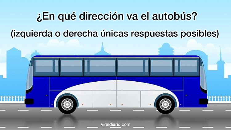 ¿En qué dirección va este autobús?