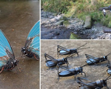 Este artista transforma la chatarra en asombrosas esculturas de animales