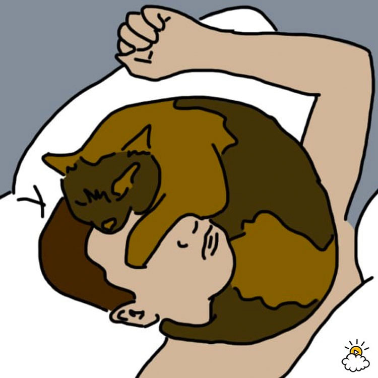¿Cómo duermes con tu mascota? ¡La respuesta revela secretos en vuestra relación! Impresionante