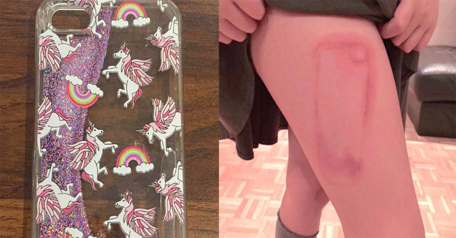 Esta niña de 9 años se durmió con su teléfono. Cuando se despertó se encontró con algo TERRIBLE 7 Esta niña de 9 años se durmió con su teléfono. Cuando se despertó se encontró con algo TERRIBLE