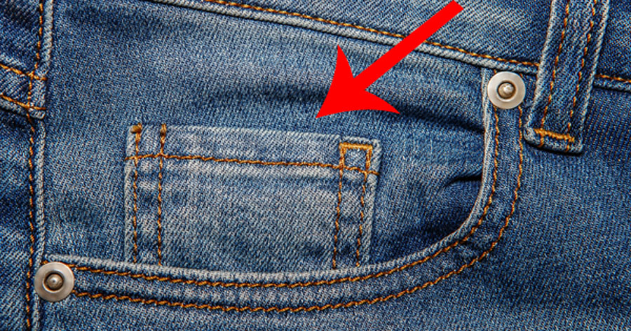 ¿Alguna vez te has preguntado por qué está ese pequeño bolsillo en los pantalones vaqueros? Esta es la razón...