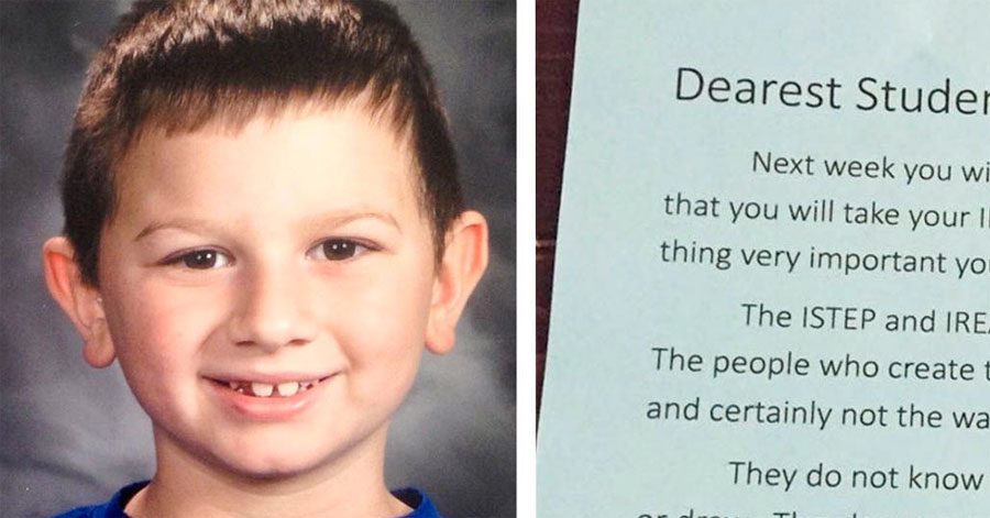 Su maestro le hizo llorar en clase. Cuando su madre descubre por qué, compartió esta carta