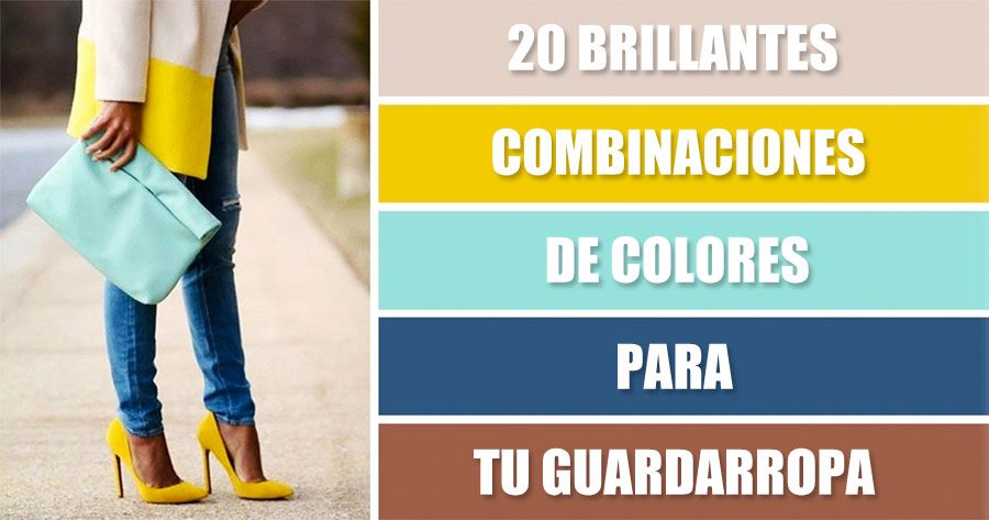 20 brillantes combinaciones de colores para tu guardarropa
