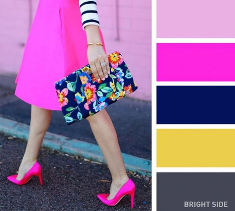20 combinaciones de colores brillantes para tu guardarropa
