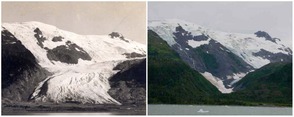 La Tierra, entonces y ahora: increíbles imágenes que revelan los cambios dramáticos en nuestro planeta