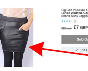 Una mujer hace ESTO a un sitio web que ponen unos pantalones de talla grande a una modelo de esta forma