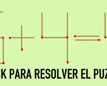 ¿Se puede solucionar este puzzle moviendo sólo una cerilla? ¡Es MUY complicado! 7 ¿Se puede solucionar este puzzle moviendo sólo una cerilla? ¡Es complicado!