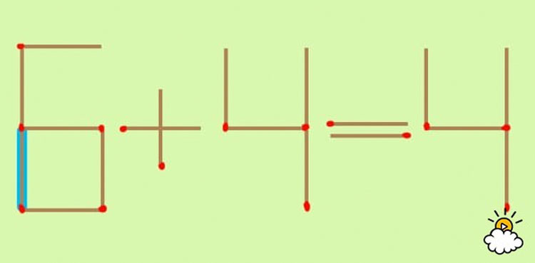 ¿Se puede solucionar este puzzle moviendo sólo una cerilla? ¡Es complicado!