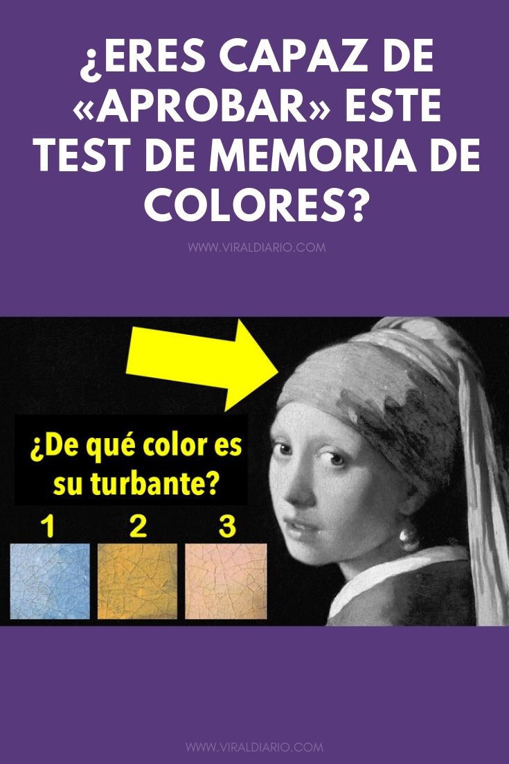 ¿Eres capaz de "aprobar" este test de memoria de colores?