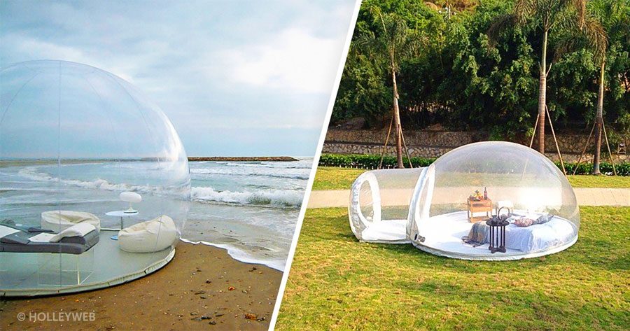 Esta increíble tienda con forma de burbuja transparente te permite dormir bajo las estrellas 6 Esta increíble tienda con forma de burbuja transparente te permite dormir bajo las estrellas